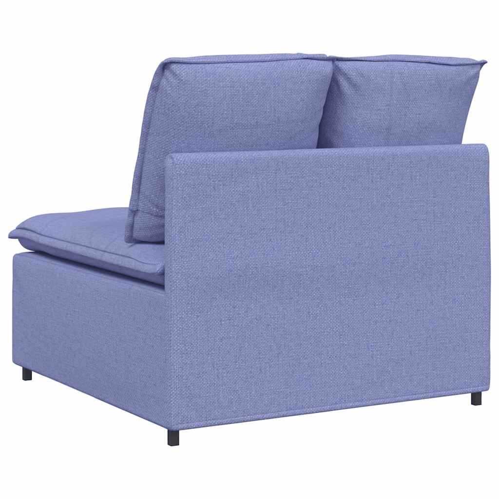 modulopbygget sofacentermodul med hynder 100 cm jeansblå