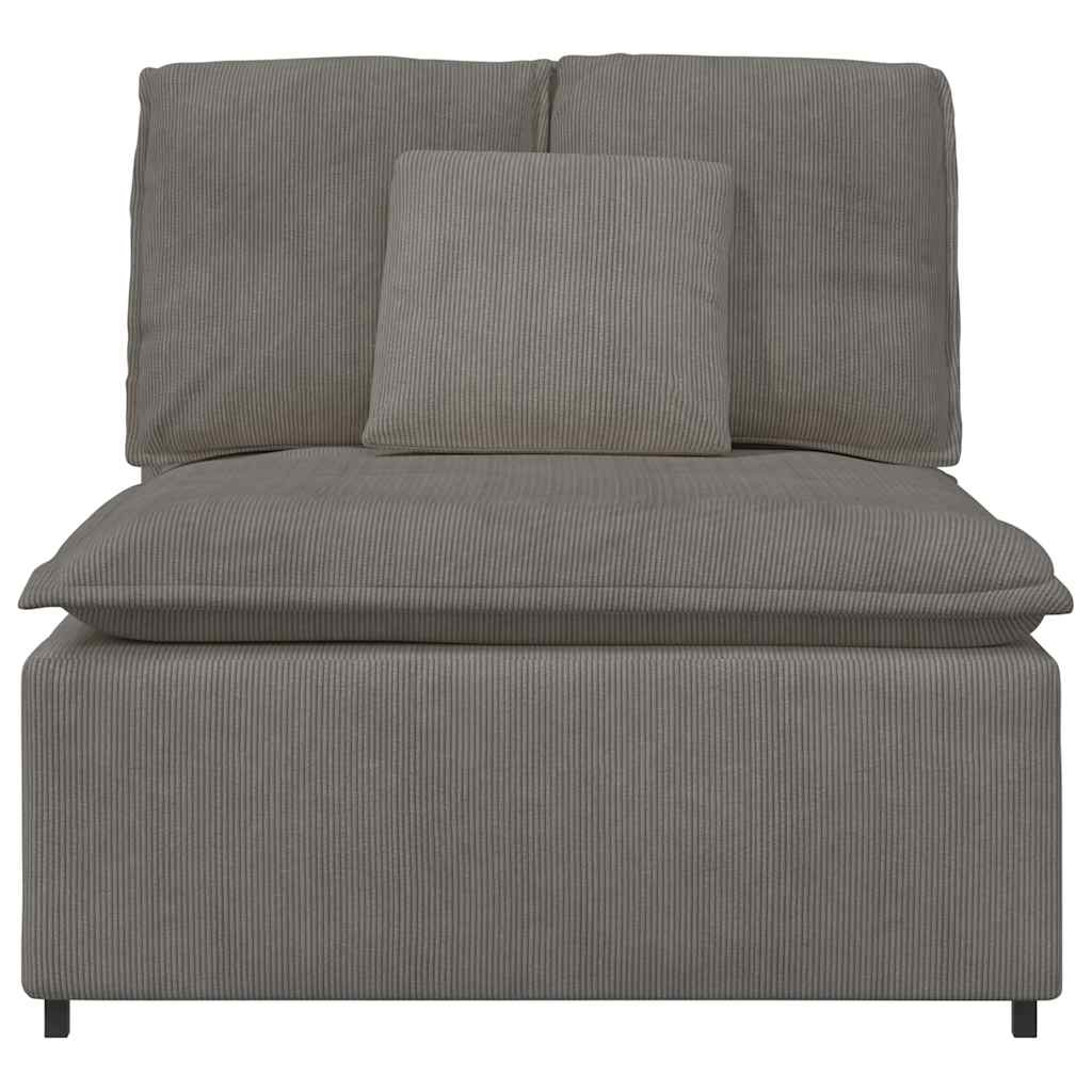 modulopbygget sofacentermodul med hynder 100 cm lysegrå
