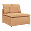 modulopbygget sofacentermodul med hynder 100 cm beige