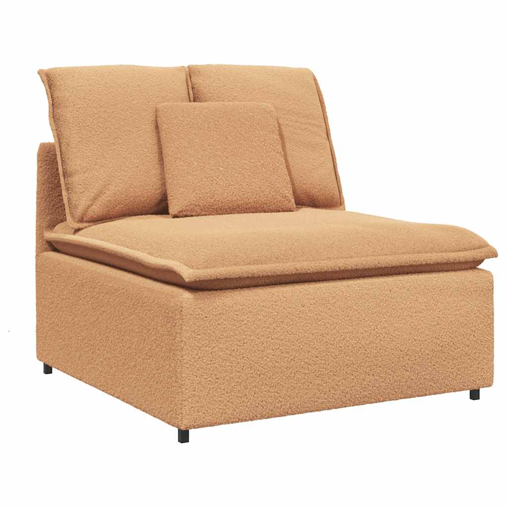 modulopbygget sofacentermodul med hynder 100 cm beige