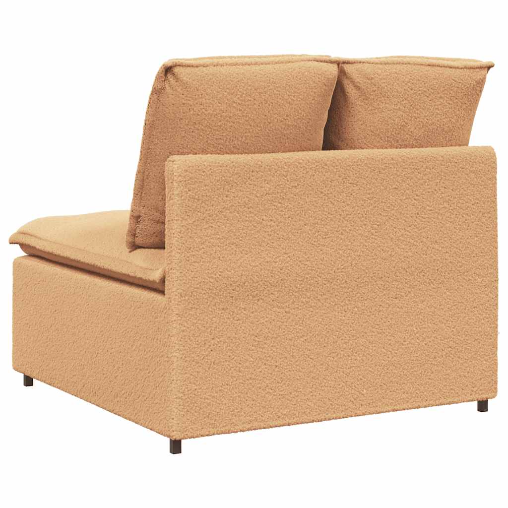 modulopbygget sofacentermodul med hynder 100 cm beige