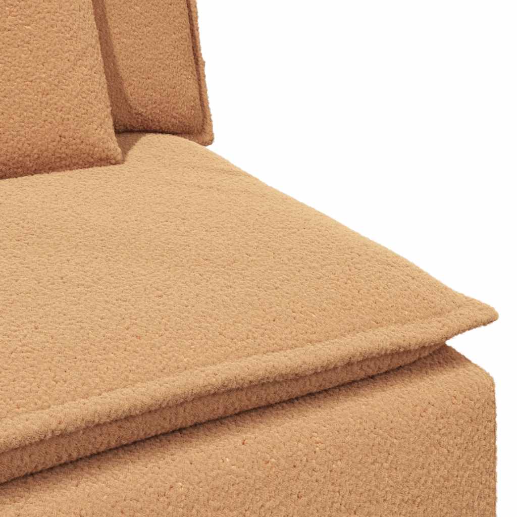 modulopbygget sofacentermodul med hynder 100 cm beige