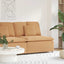 modulopbygget sofacentermodul med hynder 100 cm beige