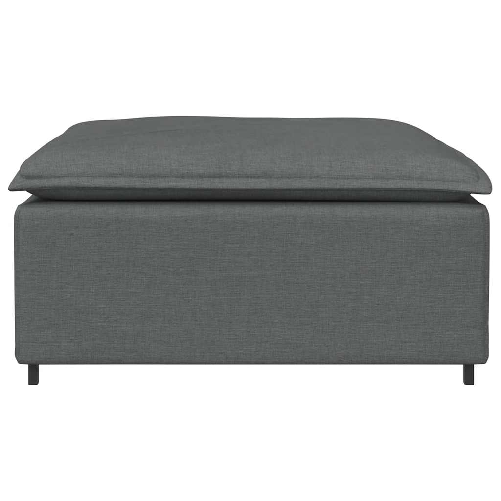 modulær sofa fodskammel modul mørkegrå 100x100x48 cm