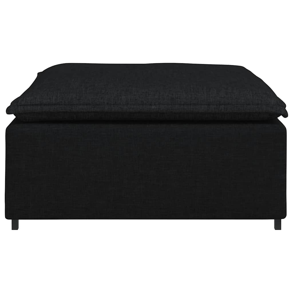 modulær sofa fodskammel modul sort 100x100x48 cm