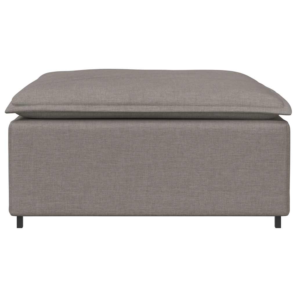 modulær sofa fodskammel taupe 100x100x48 cm