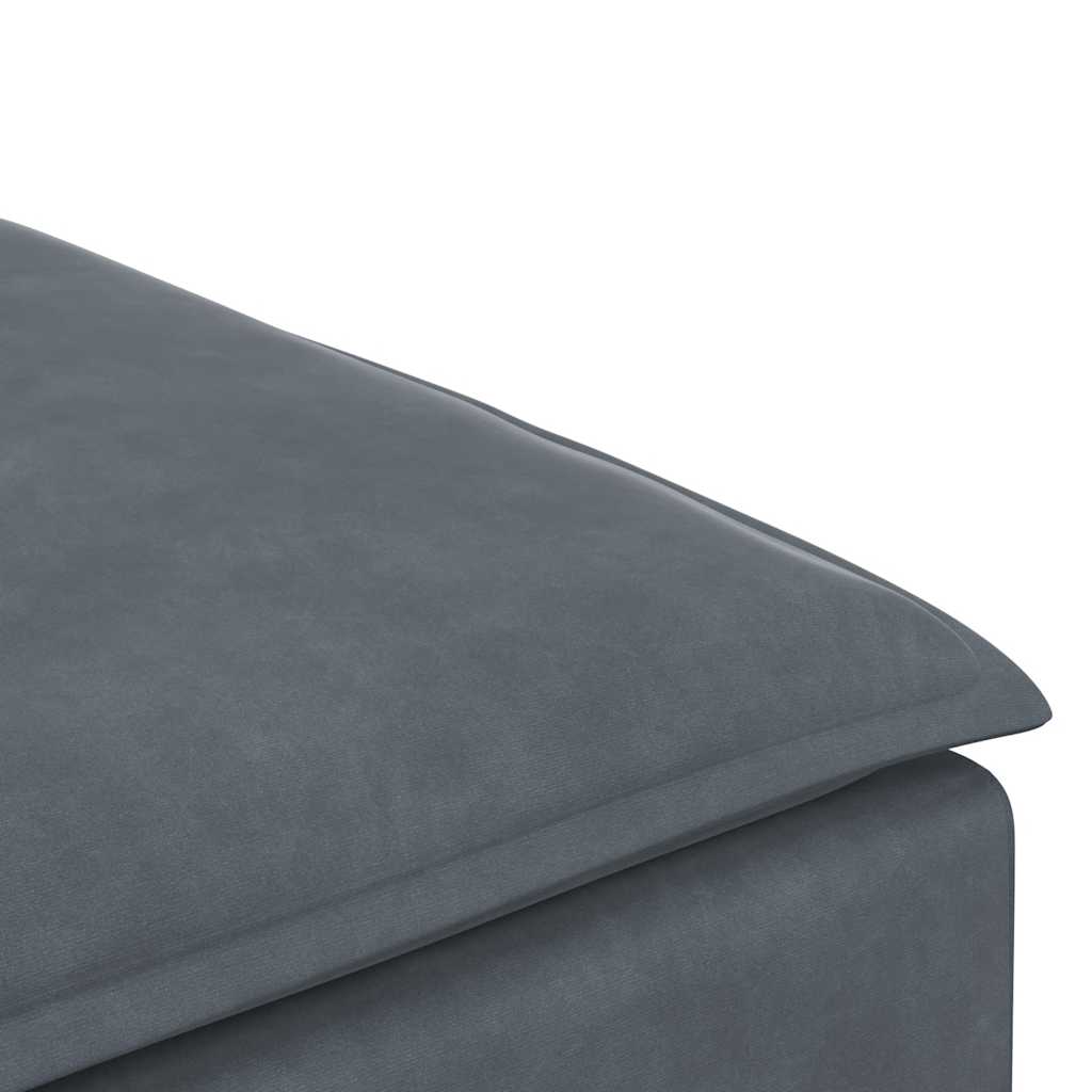 modulær sofa fodskammel modul 100x100x48 cm mørkegrå