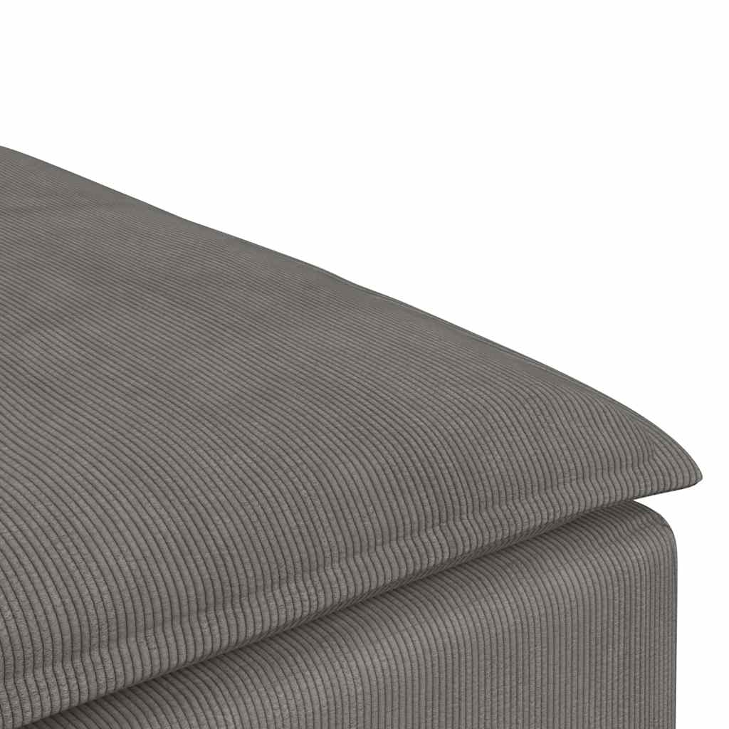 modulær sofa fodskammel modul 100x100x48 cm lysegrå