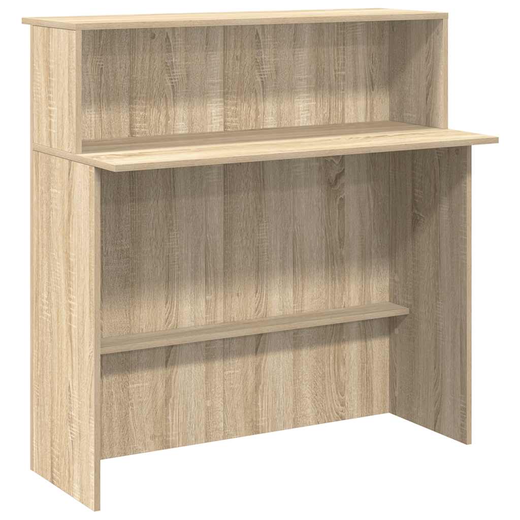 receptionsdisk Sonoma eg 100x50x103,5 cm konstrueret træ