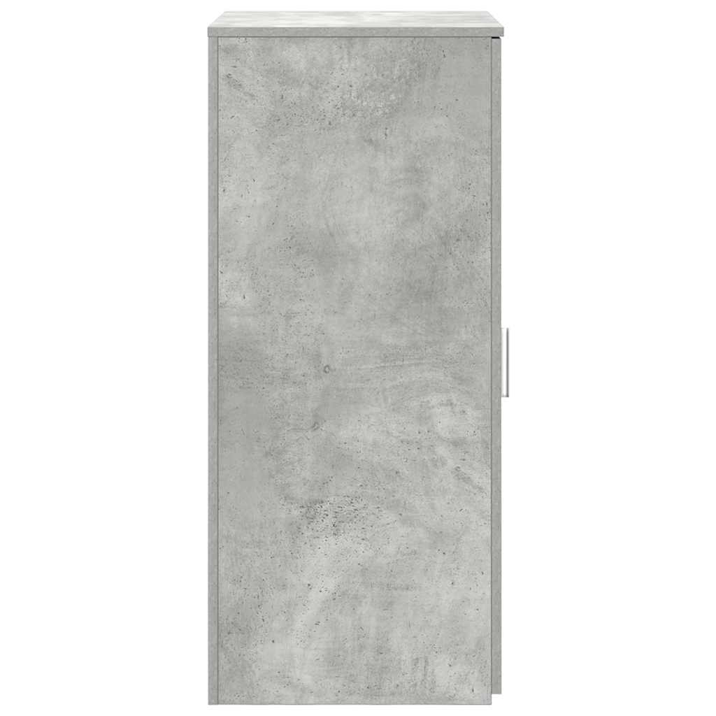 opbevaringsskab 50x45x103,5 cm konstrueret træ betongrå