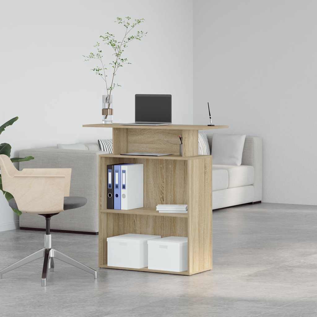 receptionsdisk Sonoma eg 100x40x104 cm konstrueret træ