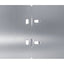 Plænekant 50 stk. 10 x 103 cm Galvaniseret stål Sølv