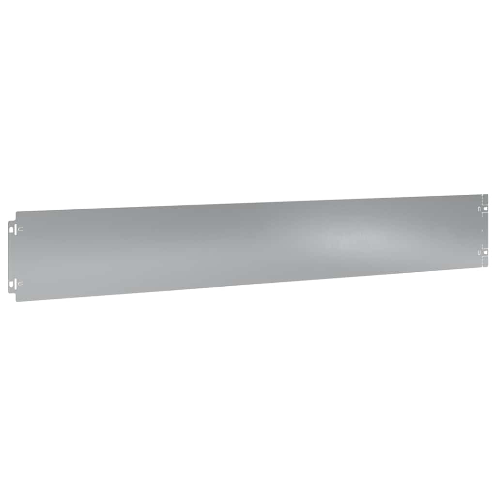 Plænekant 10 stk. 15 x 103 cm Galvaniseret stål Sølv