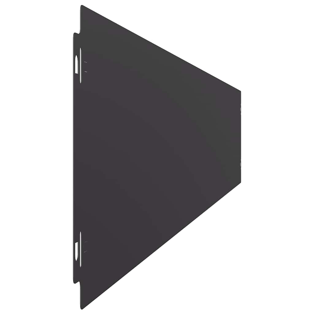 Plænekant 50 stk. 15 x 103 cm Koldvalset stål Sort