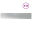 Plænekant 10 stk. 20 x 103 cm Galvaniseret stål Sølv