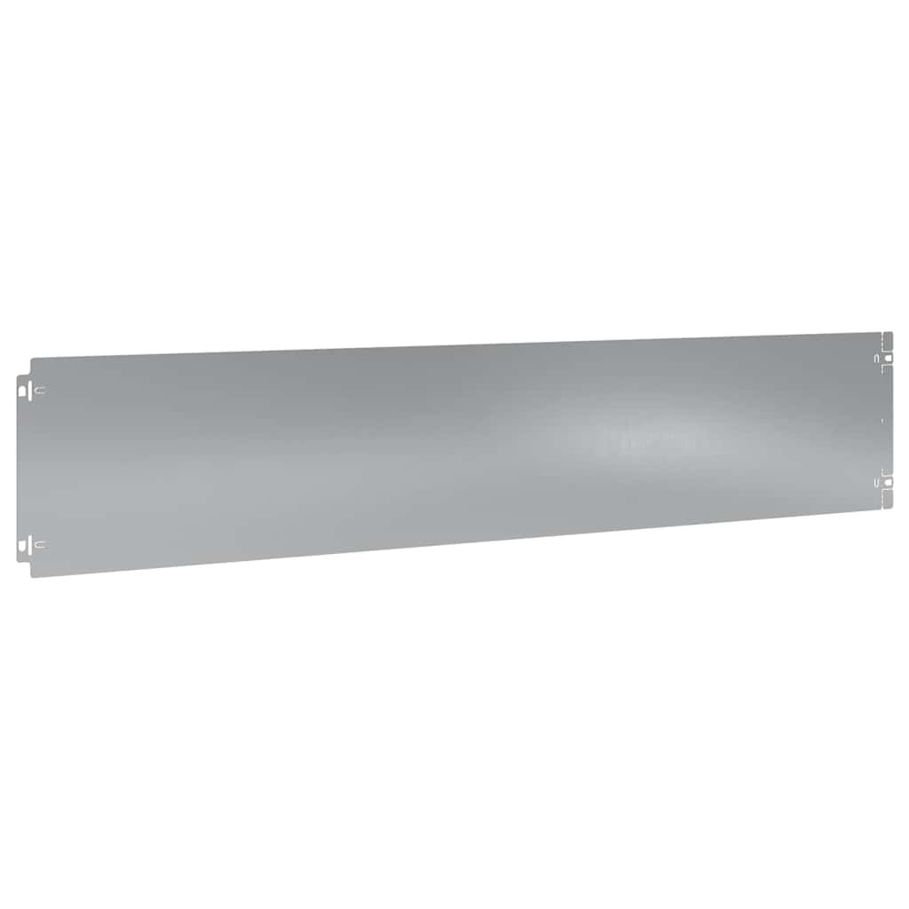 Plænekant 10 stk. 20 x 103 cm Galvaniseret stål Sølv