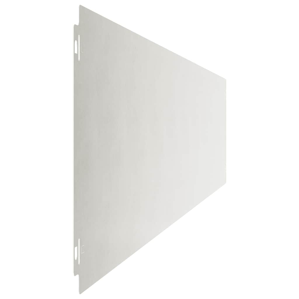 Plænekant 30 stk. 20 x 103 cm Rustfrit stål Sølv