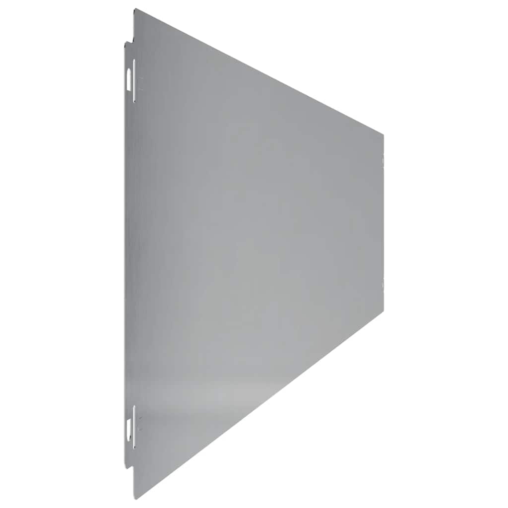 Plænekant 30 stk. 20 x 103 cm Galvaniseret stål Sølv