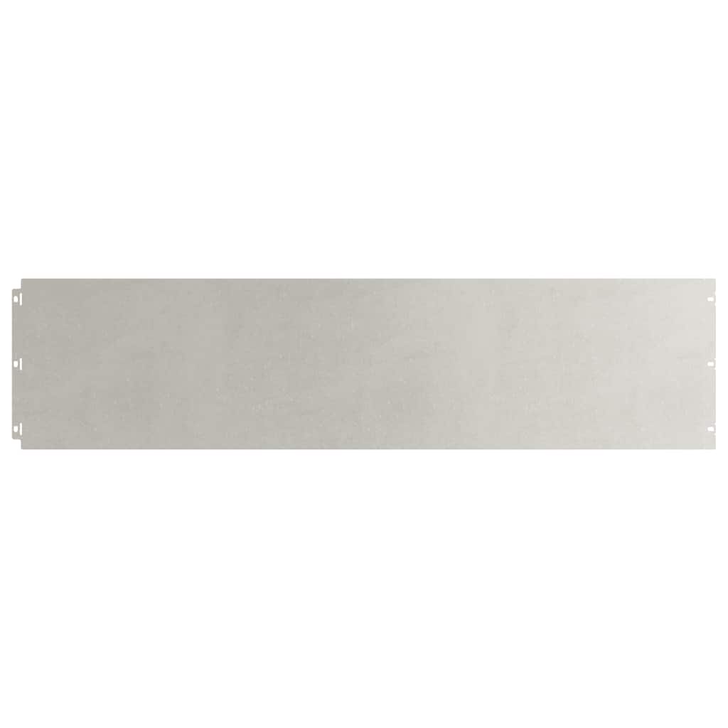 Plænekant 10 stk. 25 x 103 cm Rustfrit stål Sølv