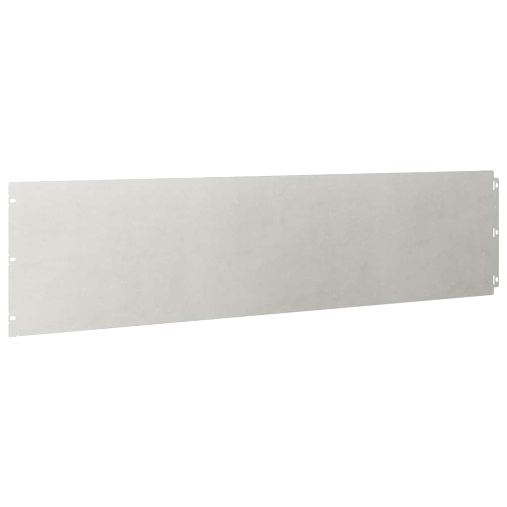 Plænekant 10 stk. 25 x 103 cm Rustfrit stål Sølv