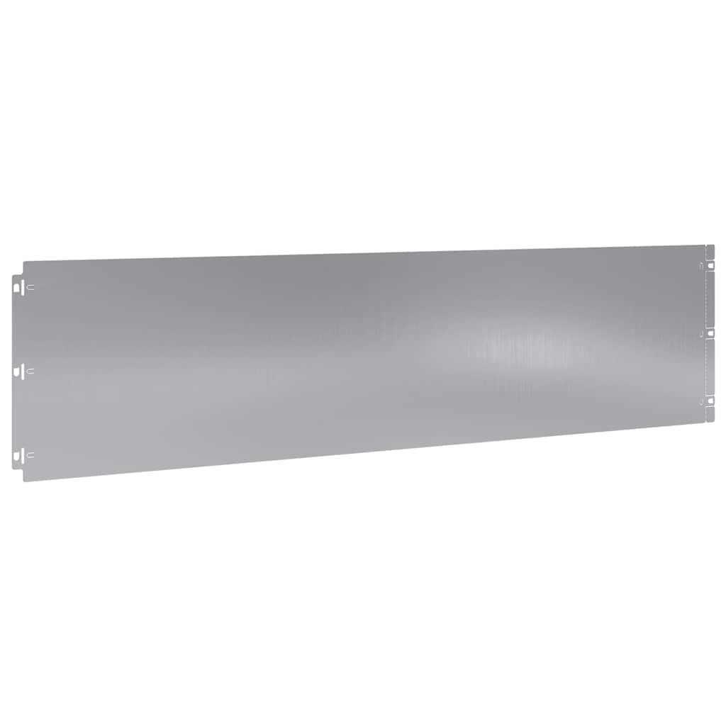 Plænekant 10 stk. 25 x 103 cm Galvaniseret stål Sølv