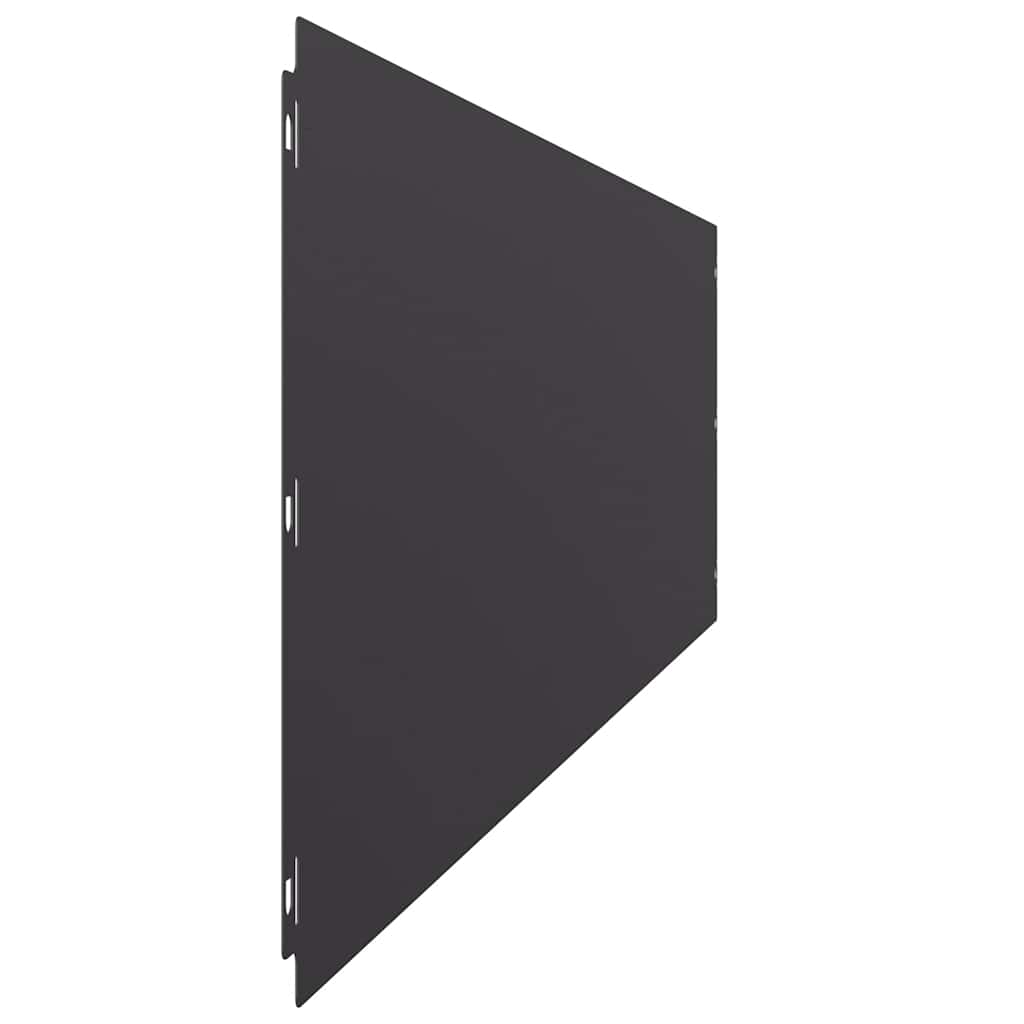 Plænekant 20 stk. 25 x 103 cm Koldvalset stål Sort