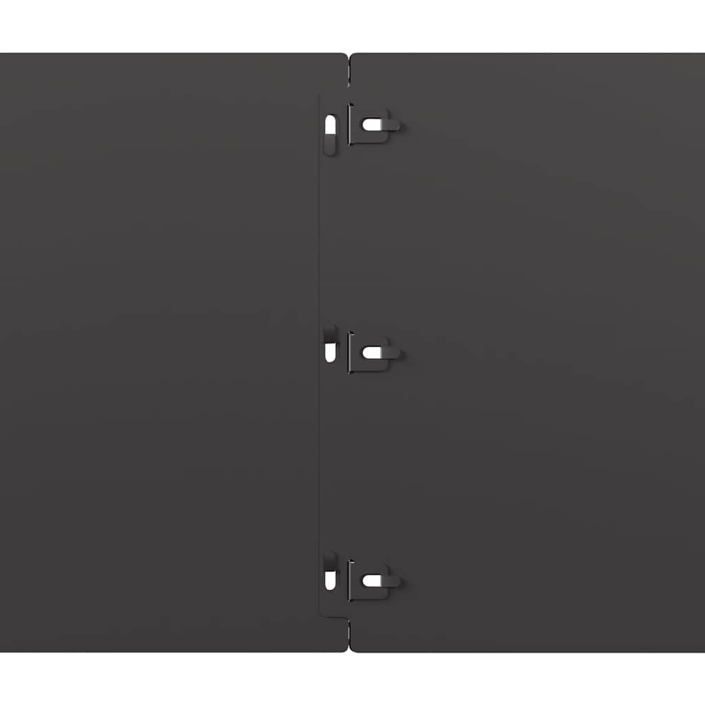 Plænekant 20 stk. 25 x 103 cm Koldvalset stål Sort