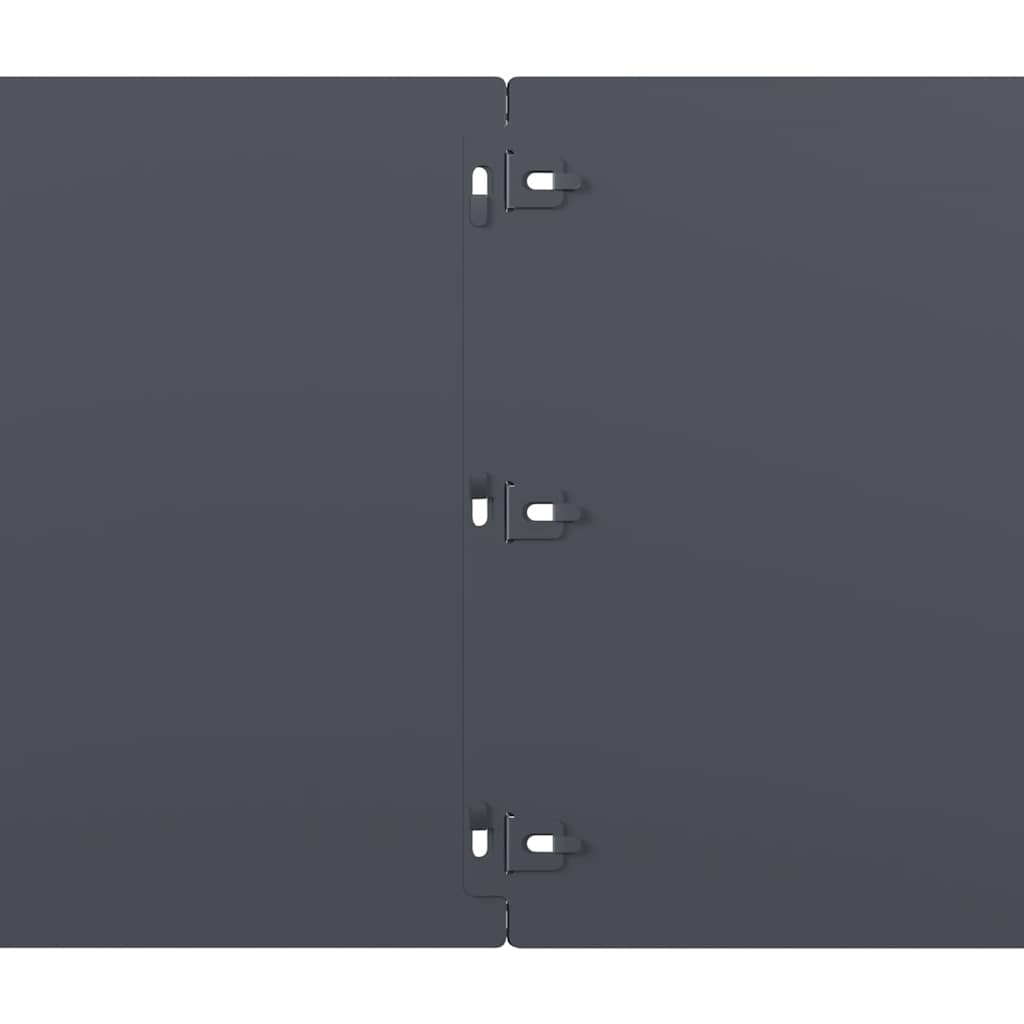 Plænekant 20 stk. 25 x 103 cm Koldvalset stål Antracit