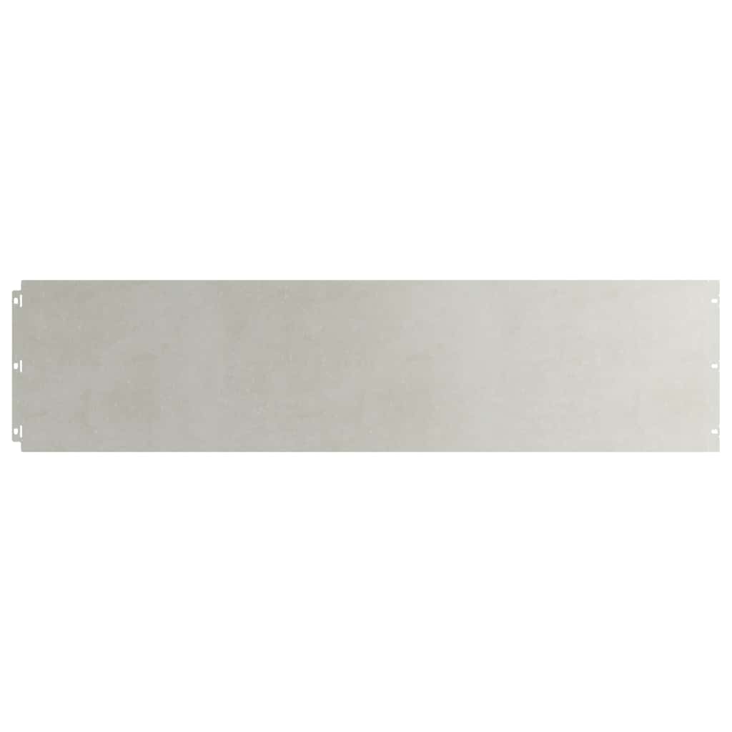 Plænekant 20 stk. 25 x 103 cm Rustfrit stål Sølv