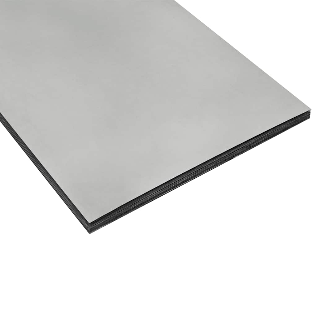Plænekant 20 stk. 25 x 103 cm Galvaniseret stål Sølv