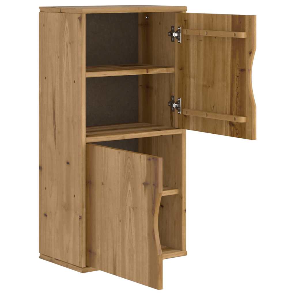 sideskab ODDA 40x24x79 cm massivt fyrretræ