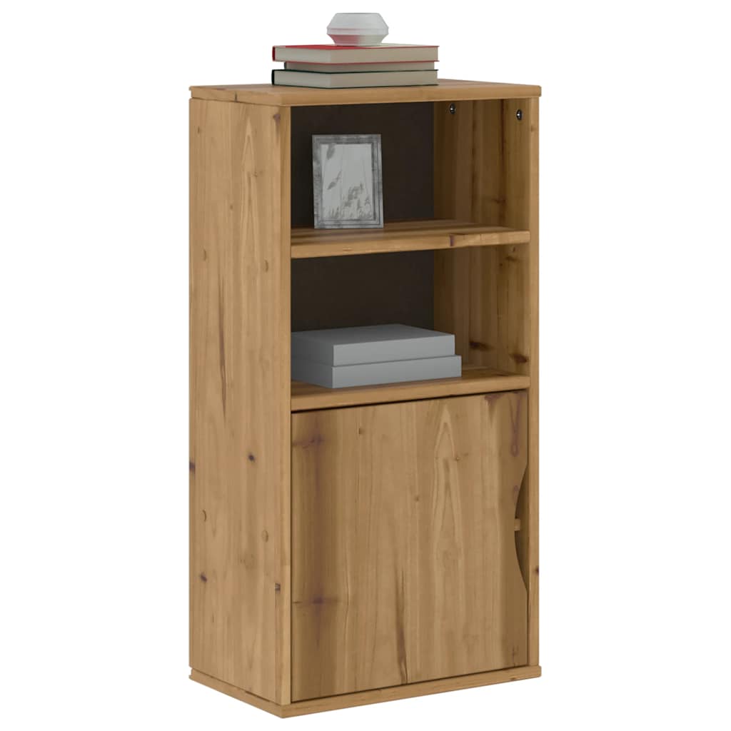 sideskab ODDA 40x24x79 cm massivt fyrretræ