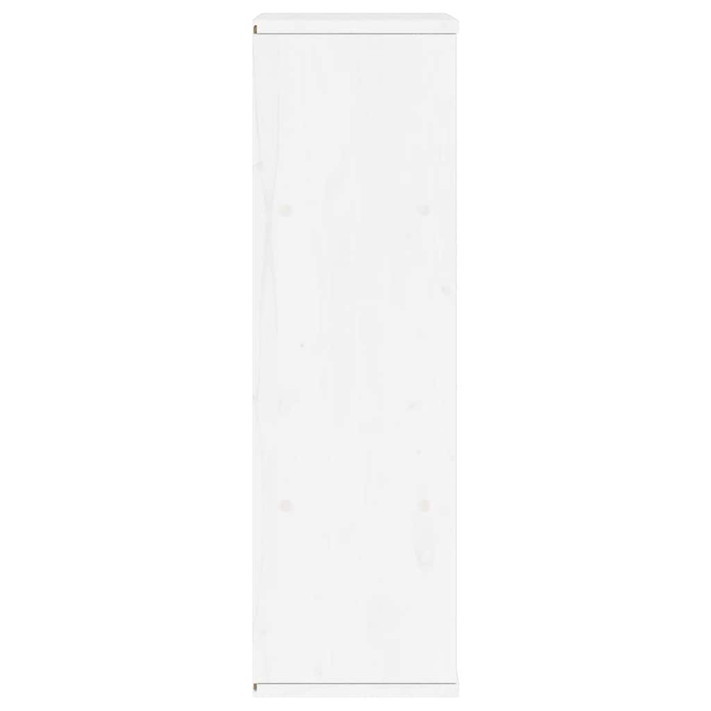sideskab ODDA med skuffe 40x24x79 cm massivt fyrretræ hvid