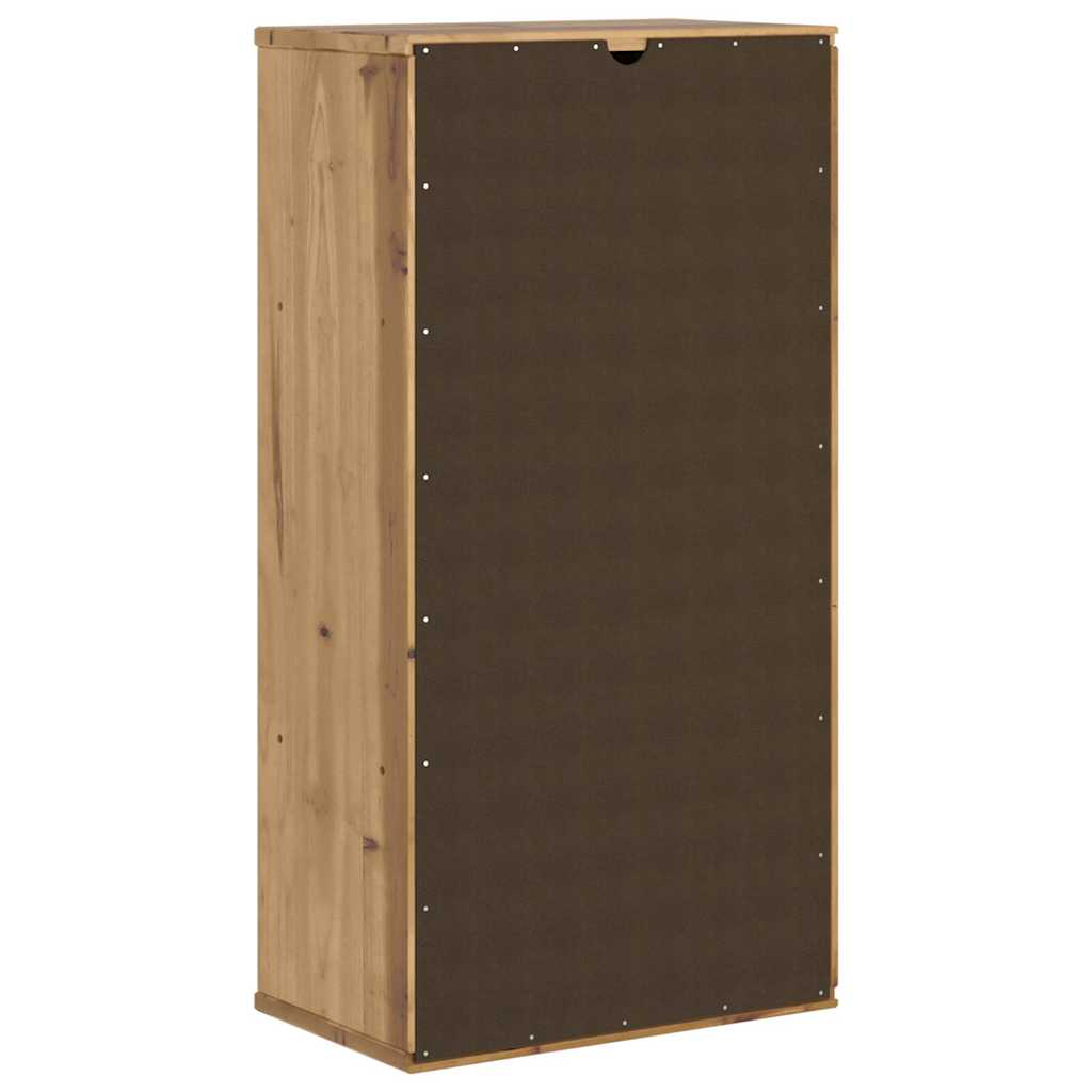 sideskab ODDA 40x24x79 cm massivt fyrretræ