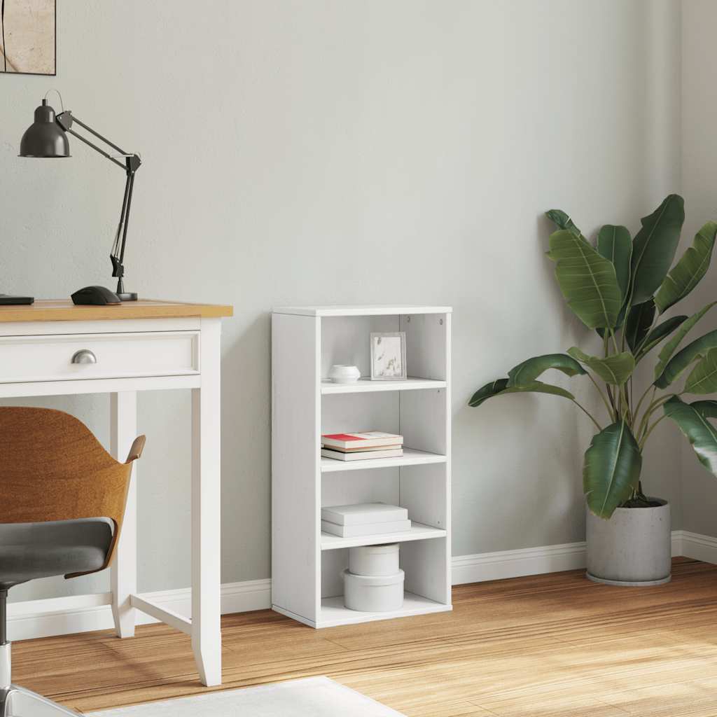 sideskab ODDA 40x24x79 cm massivt fyrretræ hvid