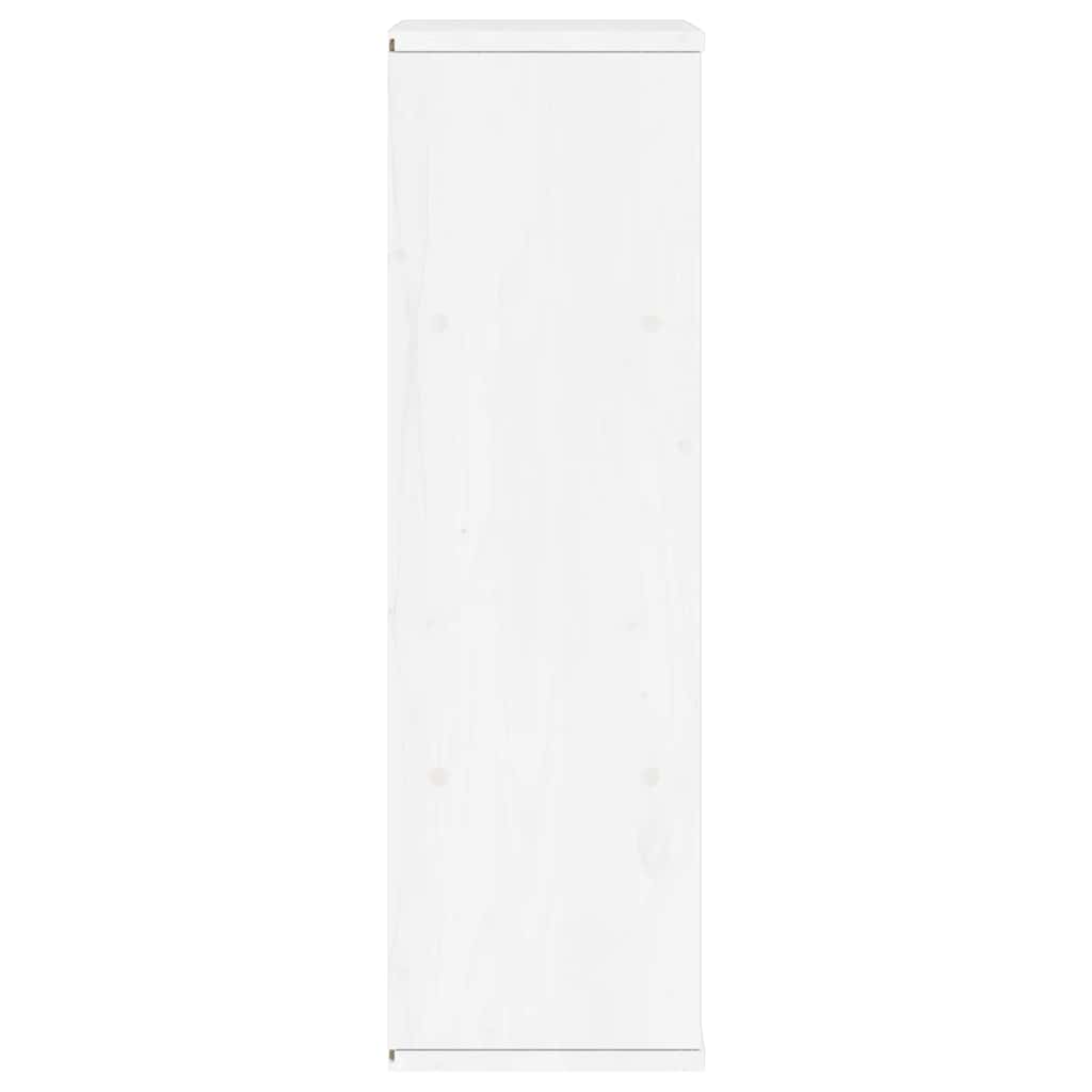 sideskab ODDA 40x24x79 cm massivt fyrretræ hvid