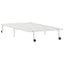 sengeramme uden madras foldbare 107x203 cm stål hvid