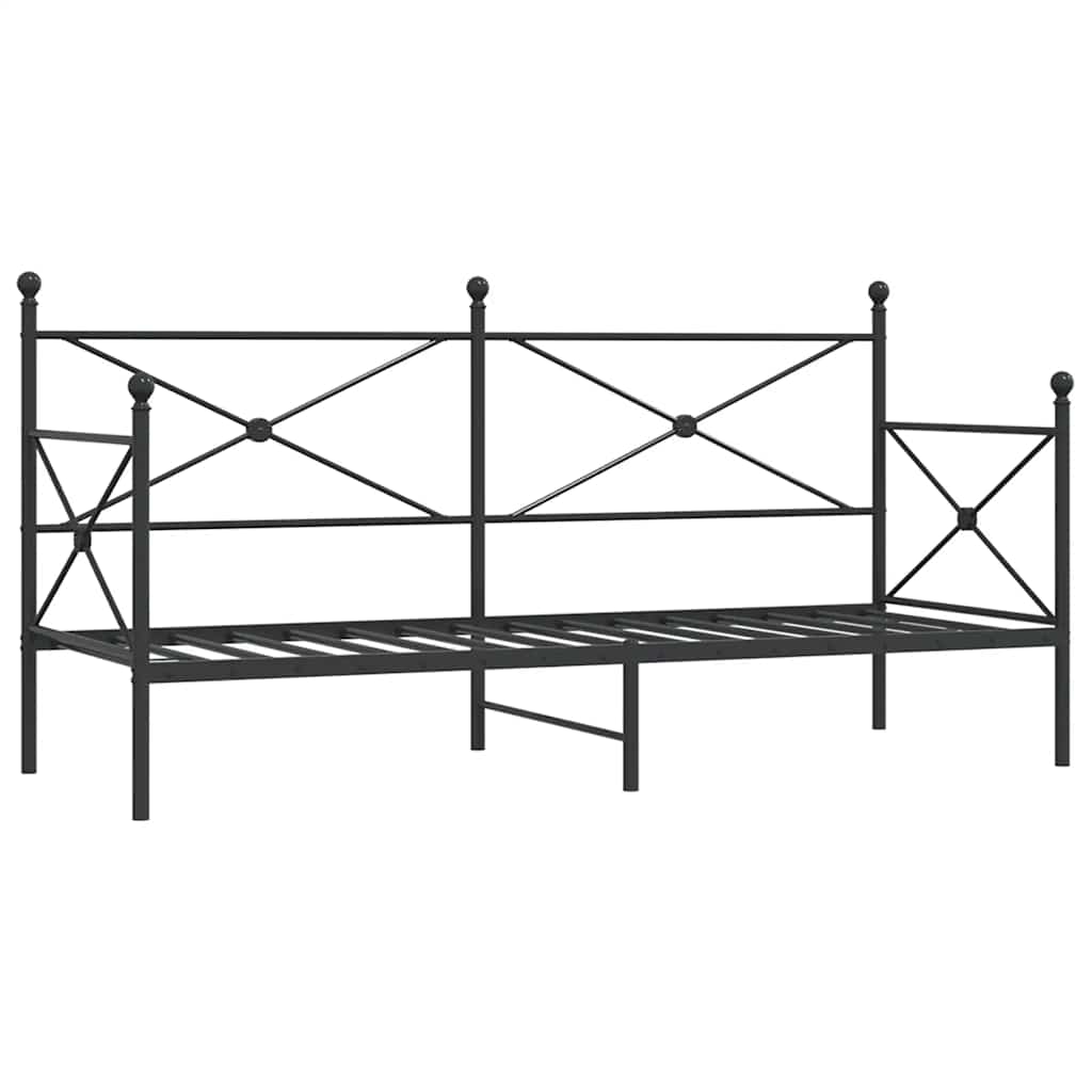 daybed uden madras 75x190 cm stål sort