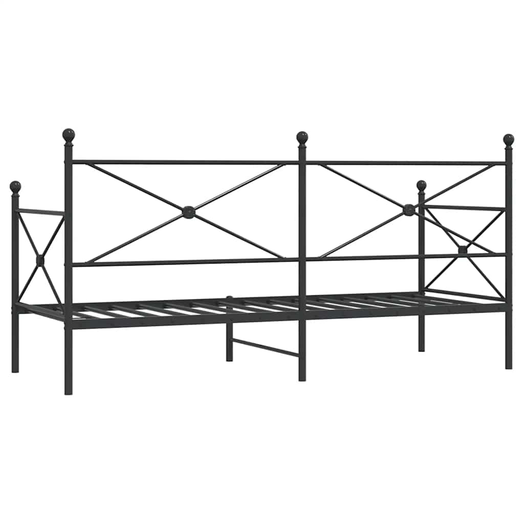 daybed uden madras 75x190 cm stål sort