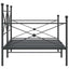 daybed uden madras 100x190 cm stål sort
