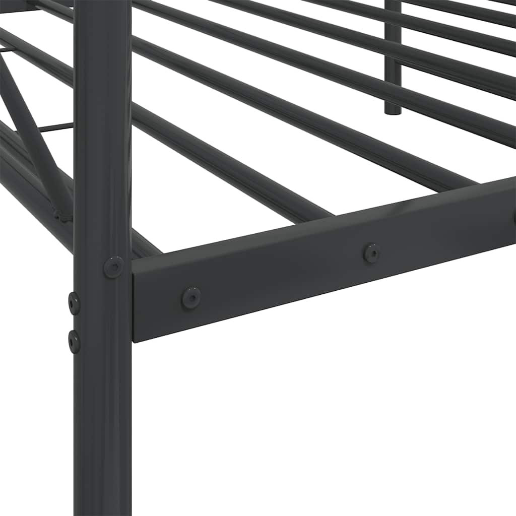 daybed uden madras 100x200 cm stål sort