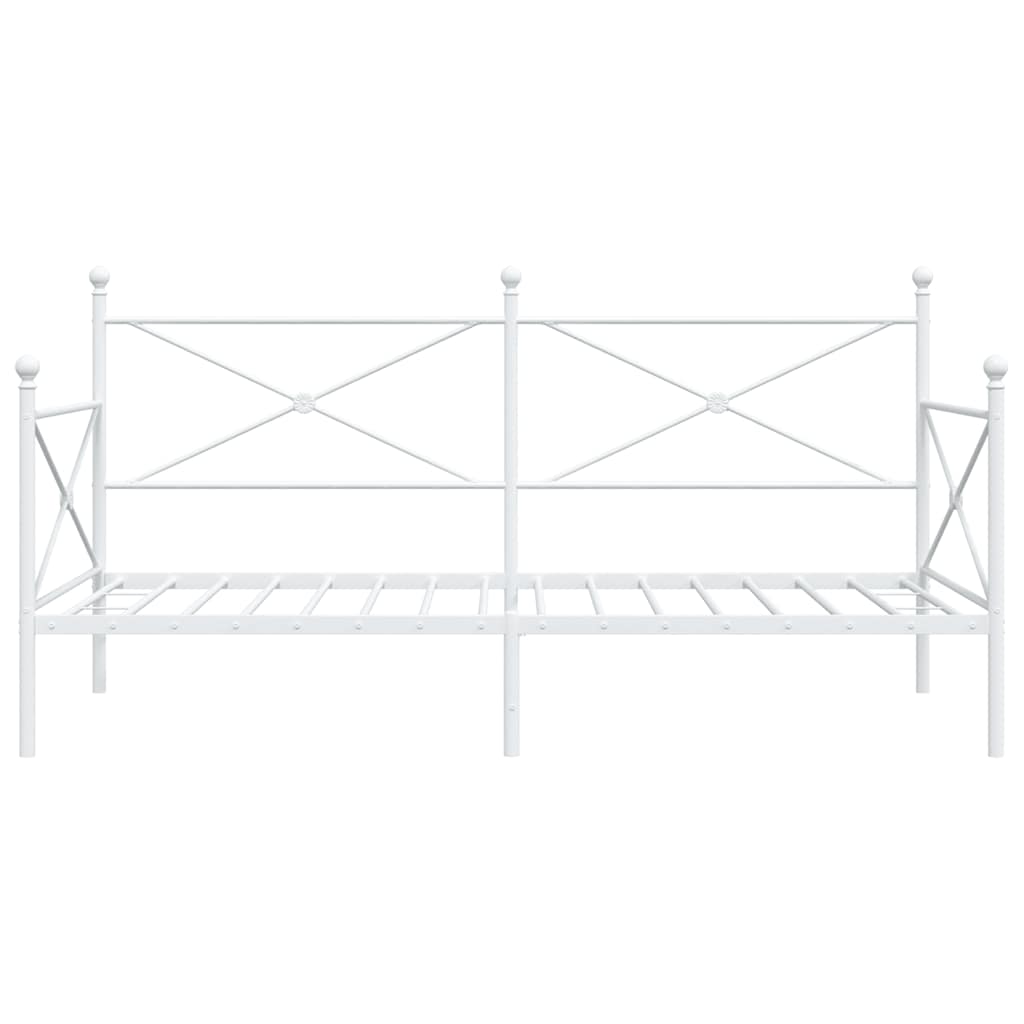 daybed uden madras 100x200 cm stål hvid