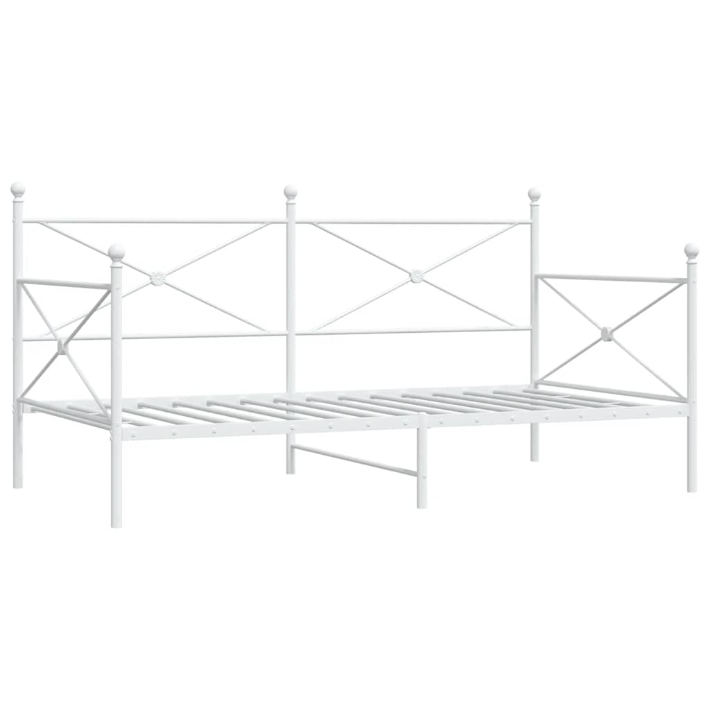 daybed uden madras 107x203 cm stål hvid