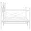 daybed uden madras 107x203 cm stål hvid