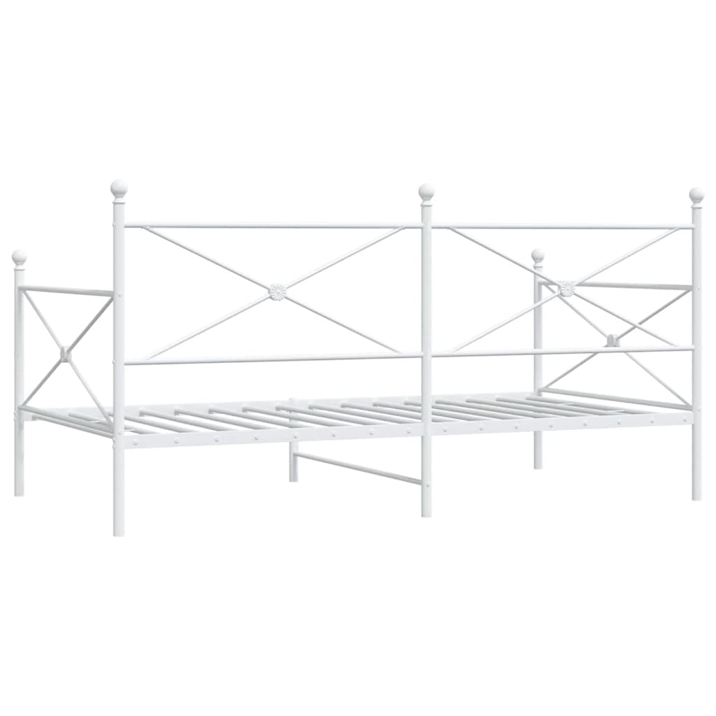 daybed uden madras 107x203 cm stål hvid