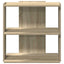 bogreol 60x30x60 cm 3 hylder konstrueret træ sonoma-eg