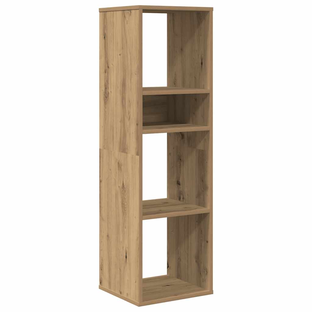 bogskab 34x31x112 cm konstrueret træ kunsteg