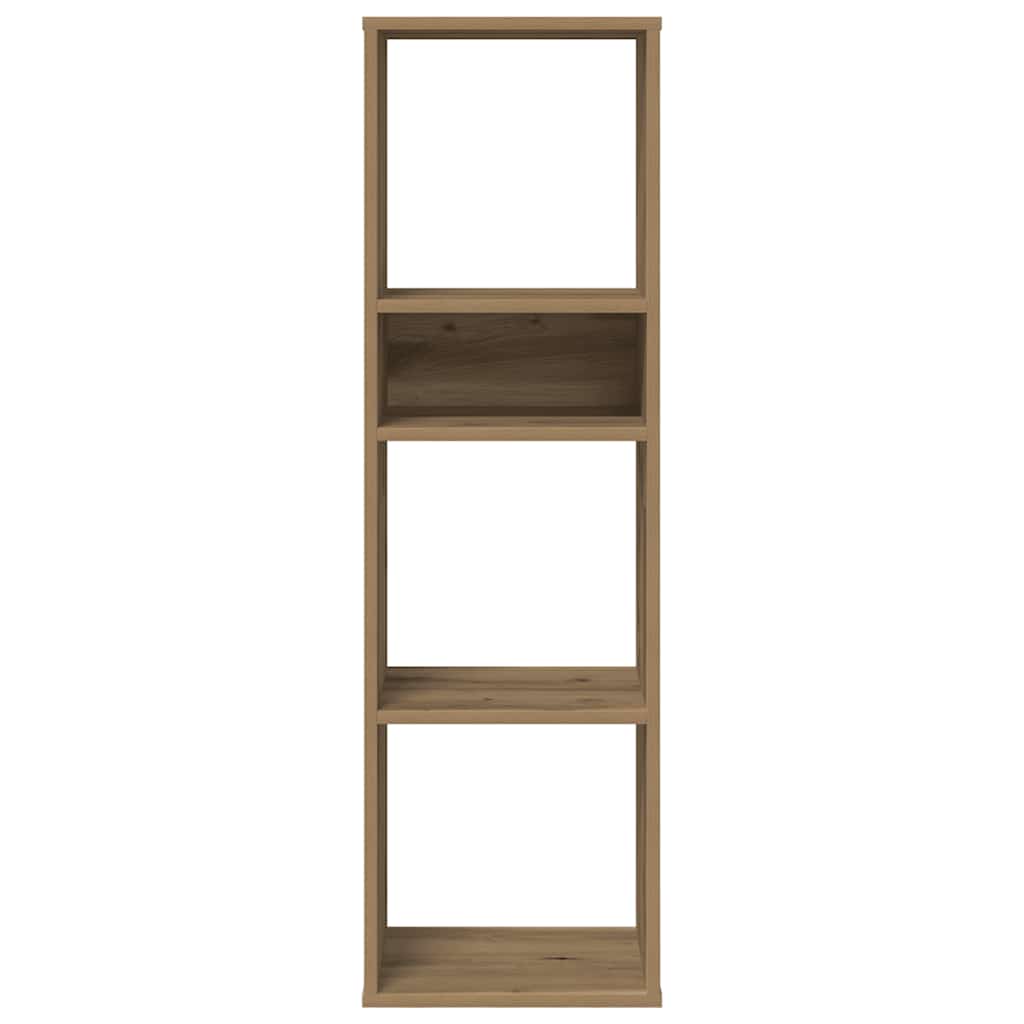 bogskab 34x31x112 cm konstrueret træ kunsteg
