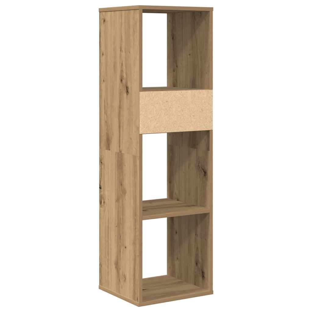 bogskab 34x31x112 cm konstrueret træ kunsteg