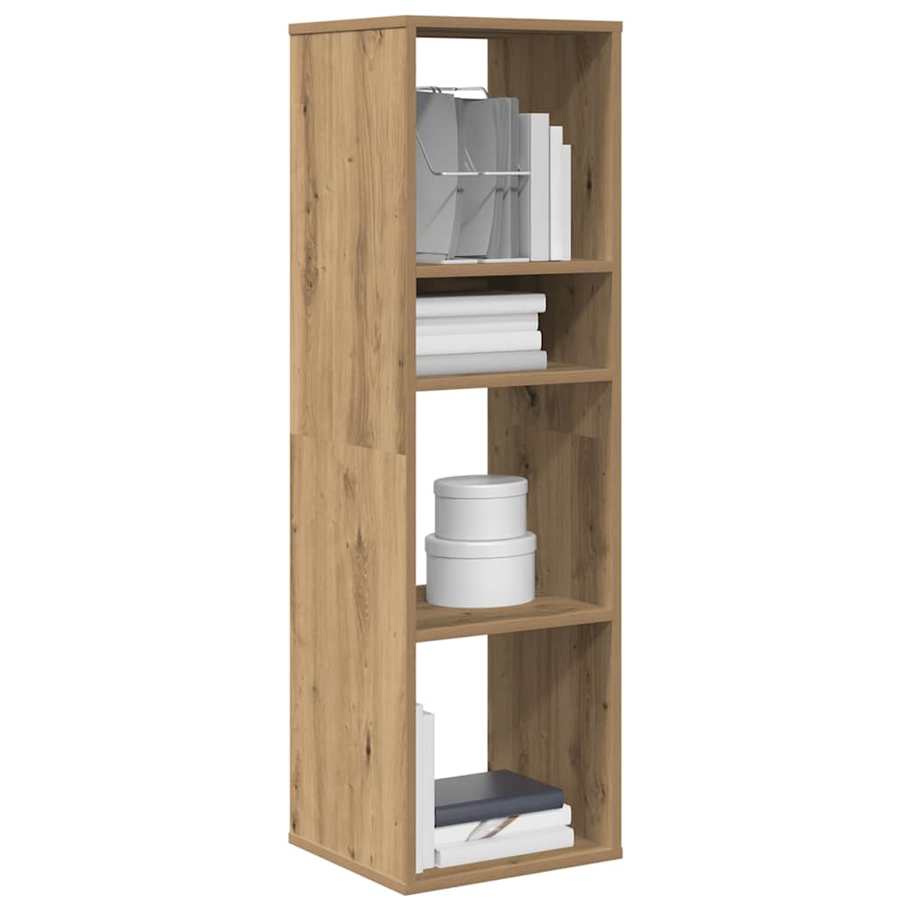 bogskab 34x31x112 cm konstrueret træ kunsteg